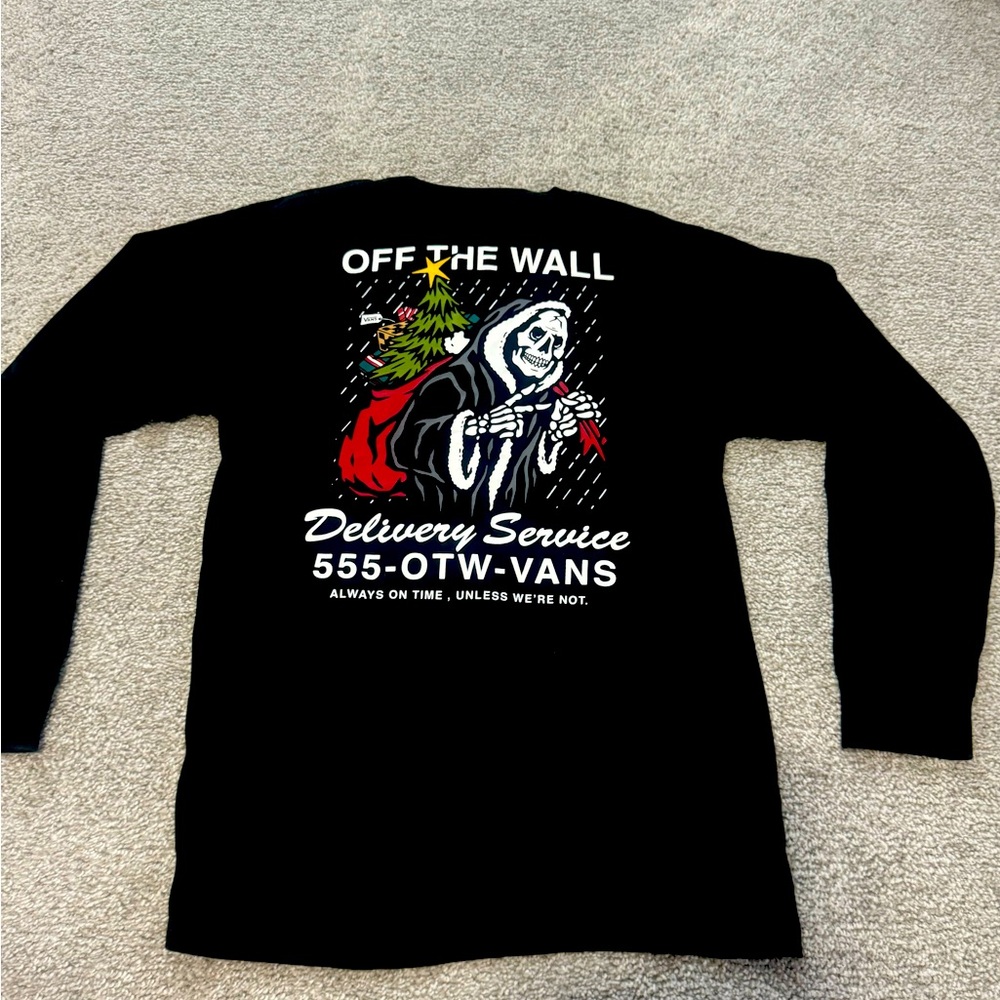 Men’s Vans long sleeves t shirt Off the wall Delivery service